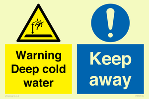 Warning Deep cold water Keep away